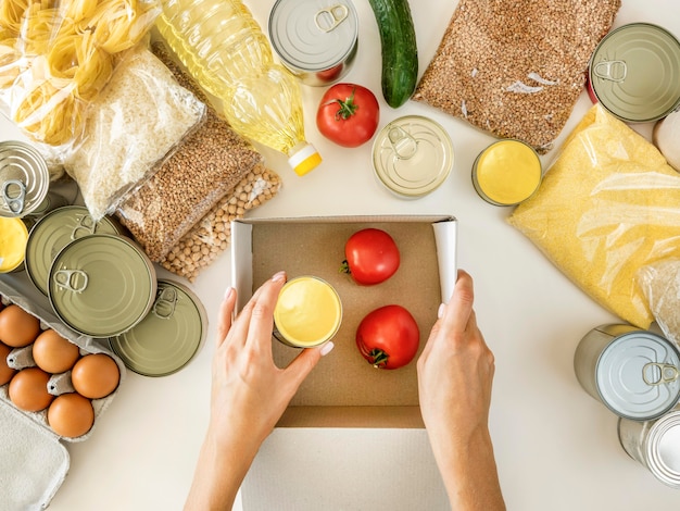 Achat pour compte produits alimentaires non périssables